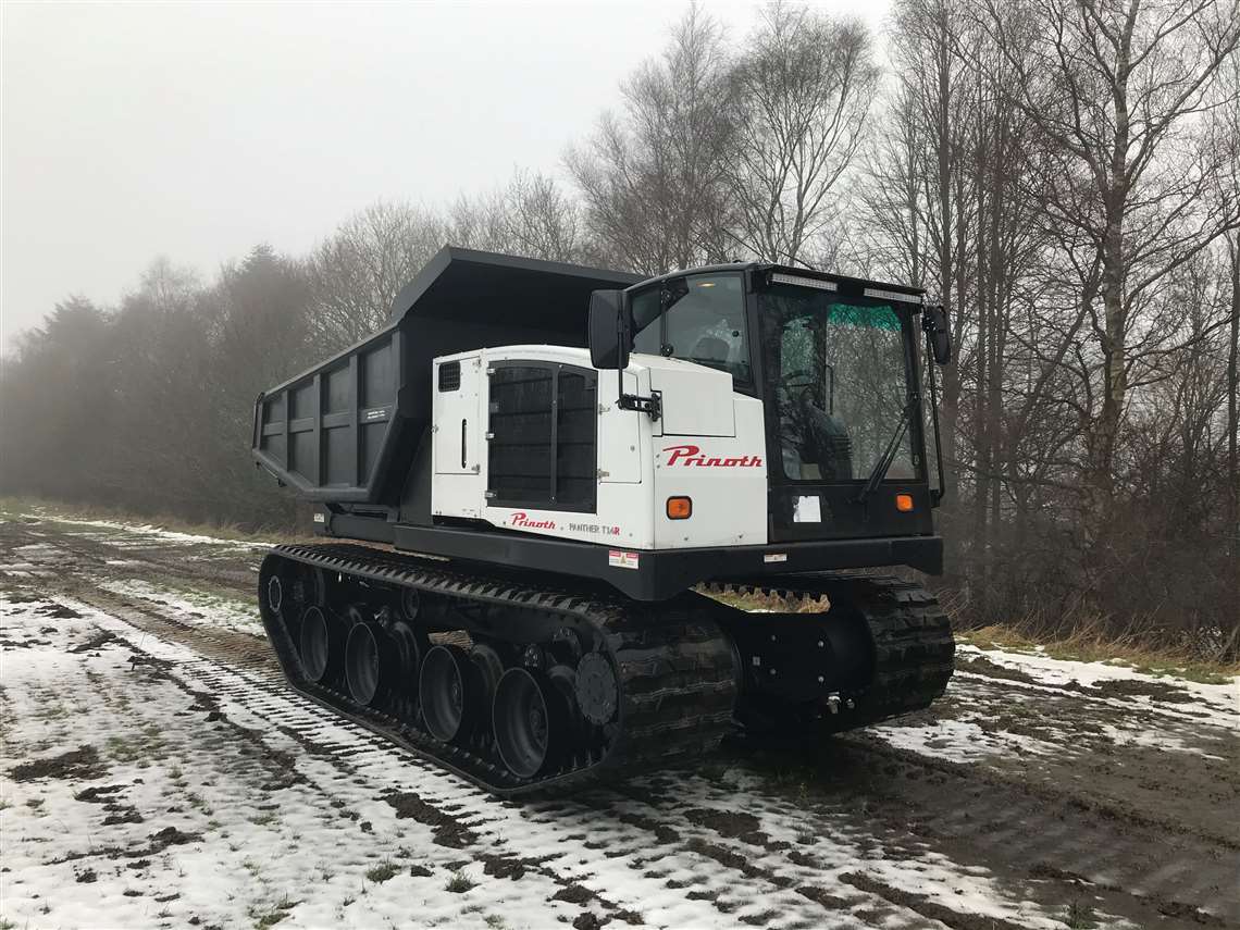 Prinoth's Panther T14R tracked dumper