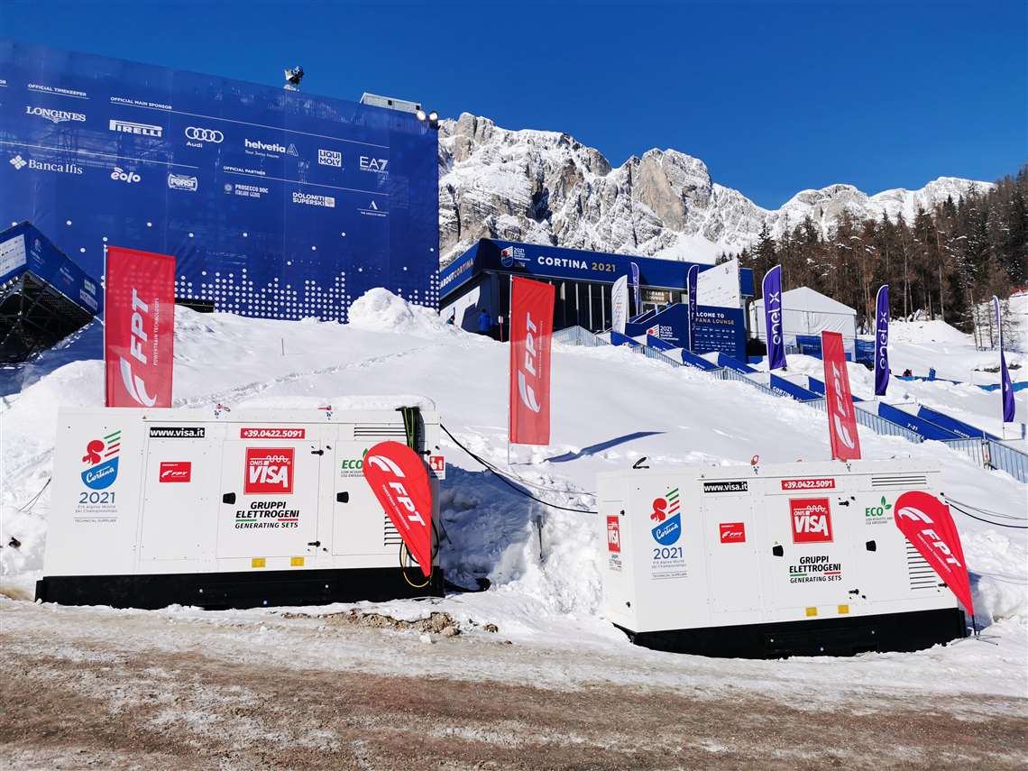 Visa gen-sets at World Ski Championship