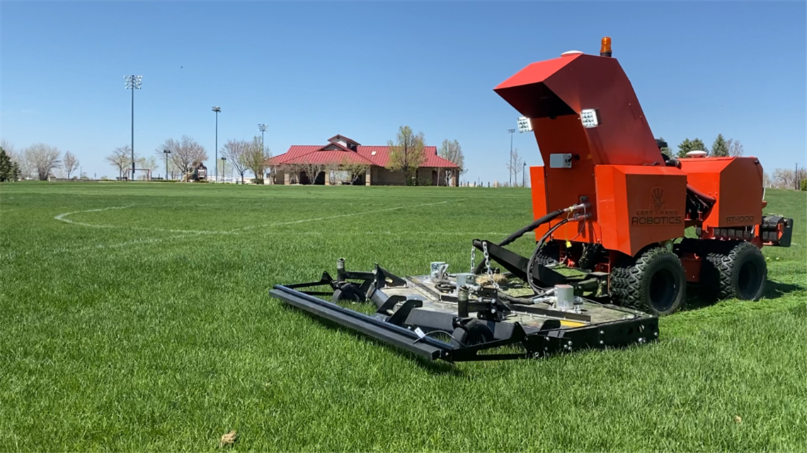 Autonomous turf mower
