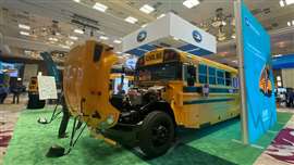 Blue Bird Vision electric school bus
