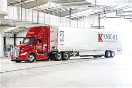 Knight Transportation net zero truck