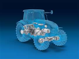 eTMG11 axle drive system was previewed at Agritechnica 2023