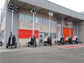 The GLT Series of lighting towers from Generac.