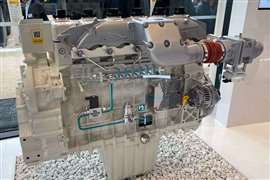 Video: Liebherr hydrogen combustion engine shown for first time in North America