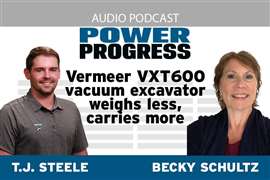 Vermeer VXT600 vacuum excavator weighs less, carries more