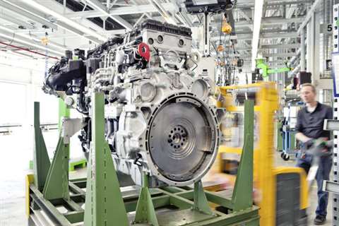 Daimler Mannheim engine plant