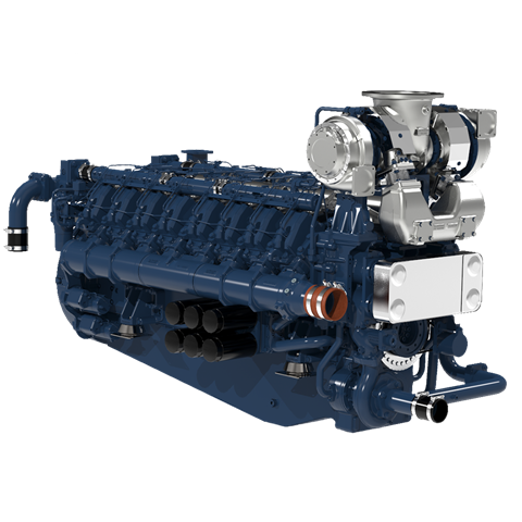 The new 16-cylinder G-drive diesel engine 16V170G by Isotta Fraschini 