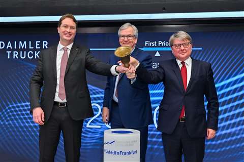 Ringing in change Daimler Truck has launched on Frankfurt Stock Exchange 