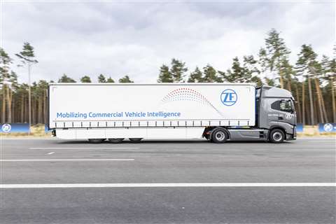 ZF's demo truck for commercial vehicles innovations