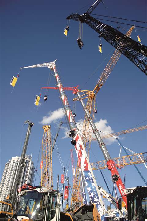Cranes at ConExpo